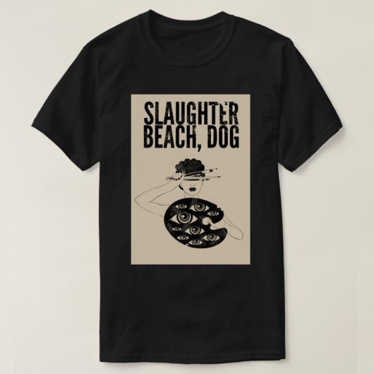Slachtstrand, hond -  Logo T-shirt (Design voorkant)