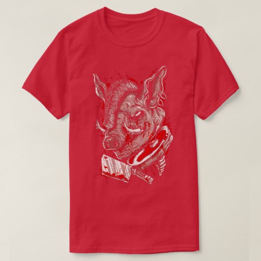 slachtvarken t-shirt (Design voorkant)