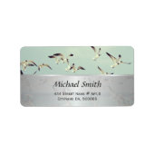 Slachtvogels Dier Etiket (Voorkant)