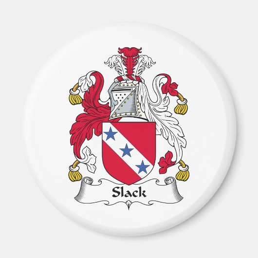 Slack Family Crest Magneet (Voorkant)