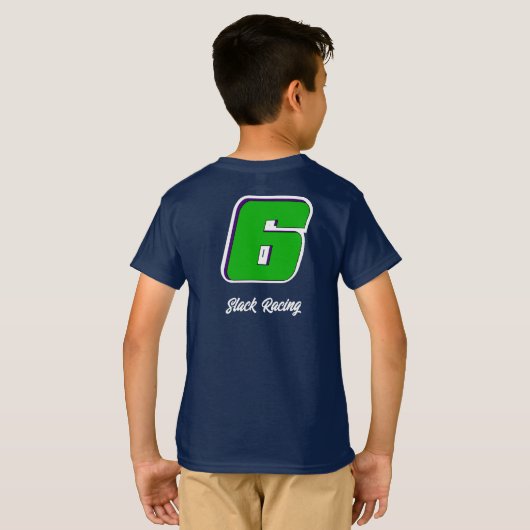 Slack Racing - Holden #6 T-shirt (Achterkant volledig)