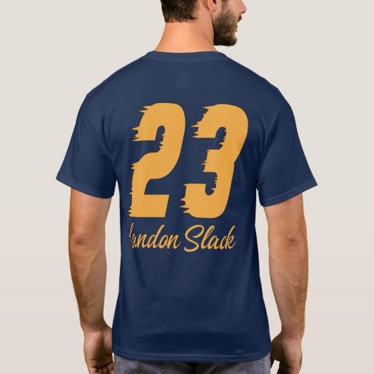 SLACK RACING - MANNEN T-SHIRT (Achterkant)