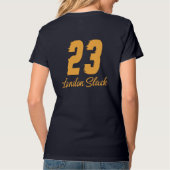 SLACK RACING - VROUWEN V-HALS T-SHIRT (Achterkant)