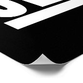 Slacker Funny Quote Poster (Hoek)