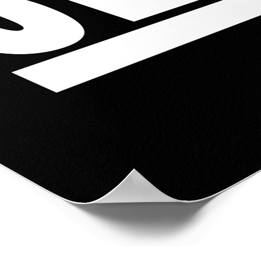 Slacker Funny Quote Poster (Hoek)