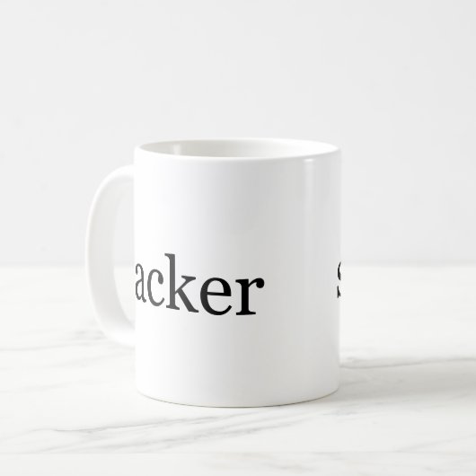 Slacker Koffiemok (Voorkant links)