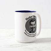 Slacker Rule #26: Geen gratis lunch Tweekleurige Koffiemok (Voorkant rechts)