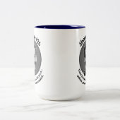 Slacker Rule #26: Geen gratis lunch Tweekleurige Koffiemok (Center)