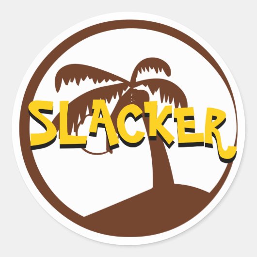 Slacker Sticker (Voorkant)