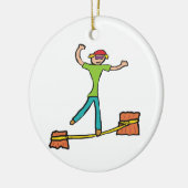 Slacklaring Keramisch Ornament (Links)