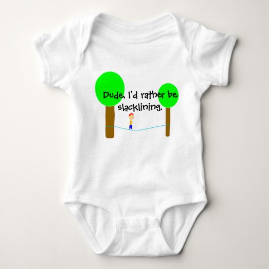 Slackline Baby Clothes Romper (Voorkant)