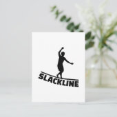 Slackline Briefkaart (Staand voorkant)