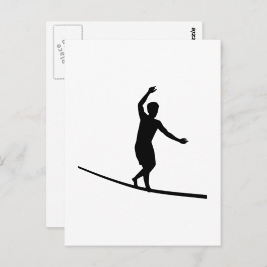 Slackline Briefkaart (Voorkant / Achterkant)