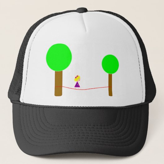 Slackline Girl Trucker Pet (Voorkant)