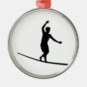 Slackline Metalen Ornament (Voorkant)