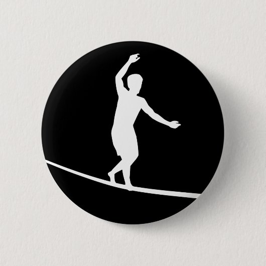 Slackline Ronde Button 5,7 Cm (Voorkant)