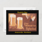 Sladich Bar Postcard Briefkaart (Voorkant / Achterkant)