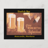 Sladich Bar Postcard Briefkaart (Voorkant)
