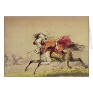 Slag aan de Blue Water Creek door Alfred Jacob Mil