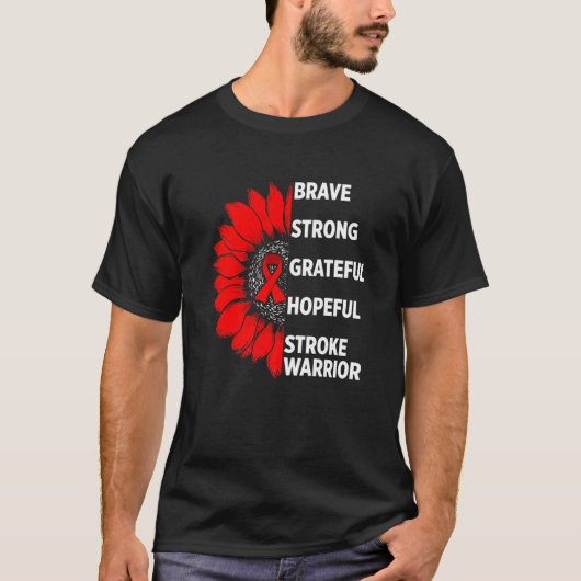 Slag bewustzijn Survivor Pride Strong Warrior 1 T-shirt (Voorkant)