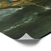 Slag bij Actium Vintage Poster (Hoek)