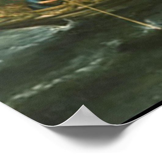 Slag bij Actium Vintage Poster (Hoek)