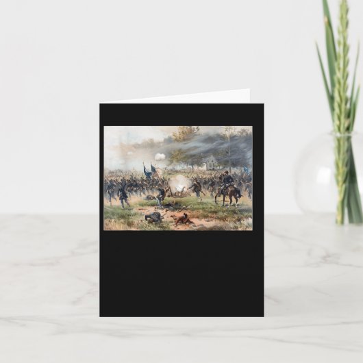 Slag bij Antietam - Burgeroorlog Kaart (Voorkant)
