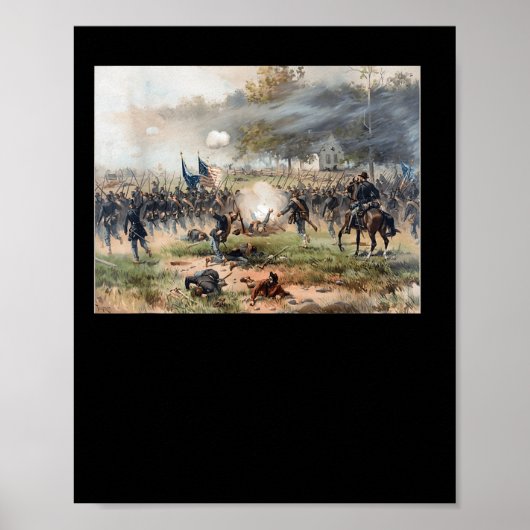 Slag bij Antietam - Burgeroorlog Poster (Voorkant)