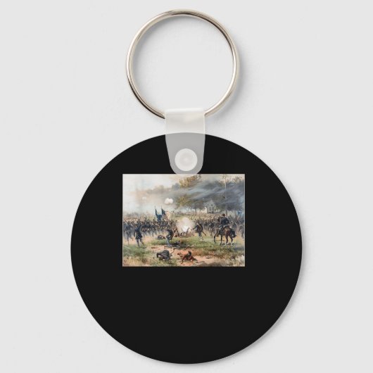 Slag bij Antietam - Burgeroorlog Sleutelhanger (Voorkant)