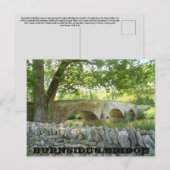 Slag bij Antietam: Burnside's Bridge Briefkaart (Voorkant / Achterkant)