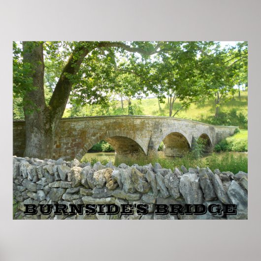 Slag bij Antietam: Burnside's Bridge Photo Poster (Voorkant)