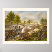 Slag bij Antietam, generaal McClellan 1862 Poster (Voorkant)