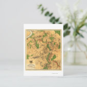 Slag bij Antietam - Panoramische Kaart voor de bur (Staand voorkant)