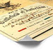 Slag bij Antietam - Panoramische Kaart voor de bur Poster (Hoek)