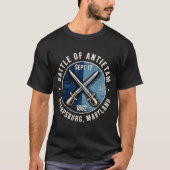 Slag bij Antietam T-Shirt Geschiedenis van de Burg (Voorkant)