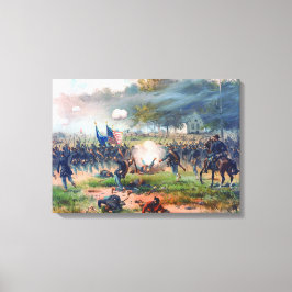 Slag bij Antietam Thure de Thulstrup 1887 Herstel Canvas Afdruk