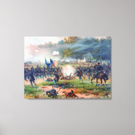 Slag bij Antietam Thure de Thulstrup 1887 Herstel Canvas Afdruk