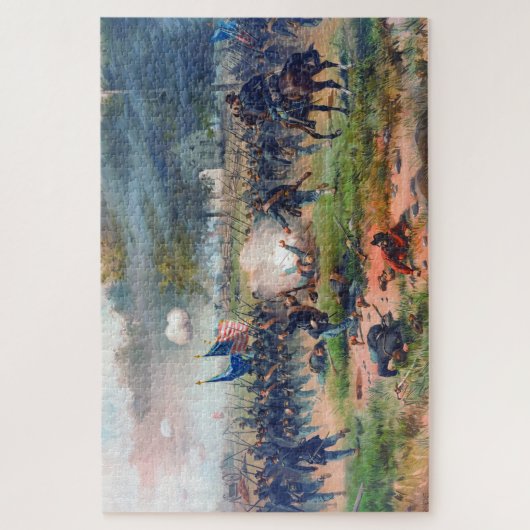 Slag bij Antietam Thure de Thulstrup 1887 Herstel Legpuzzel (Verticaal)