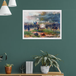 Slag bij Antietam Thure de Thulstrup 1887 Herstel Poster