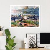 Slag bij Antietam Thure de Thulstrup 1887 Herstel Poster (Thuiskantoor)