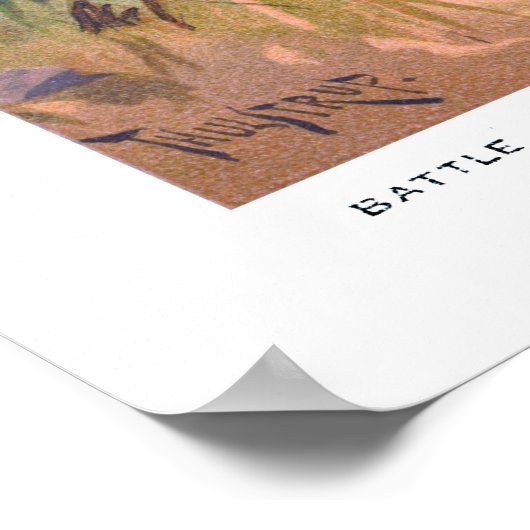 Slag bij Antietam Thure de Thulstrup 1887 Herstel Poster (Hoek)