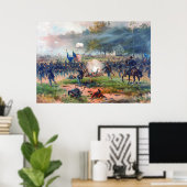 Slag bij Antietam Thure de Thulstrup 1887 Herstel Poster (Thuiskantoor)