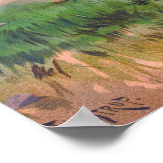 Slag bij Antietam Thure de Thulstrup 1887 Herstel Poster (Hoek)