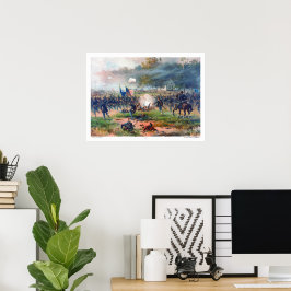 Slag bij Antietam Thure de Thulstrup 1887 Herstel Poster