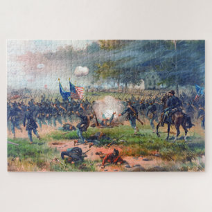 Slag bij Antietam Thure de Thulstrup 1887 Hersteld Legpuzzel