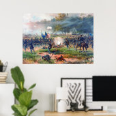 Slag bij Antietam Thure de Thulstrup 1887 Hersteld Poster (Thuiskantoor)