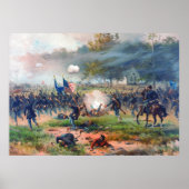 Slag bij Antietam Thure de Thulstrup 1887 Hersteld Poster (Voorkant)