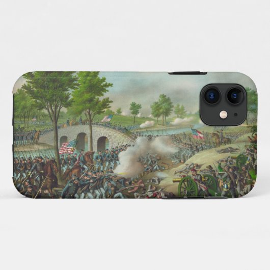 Slag bij Antitam Case-Mate iPhone Case (Achterkant (horizontaal))