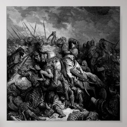 Slag bij Arsuf Poster (Voorkant)