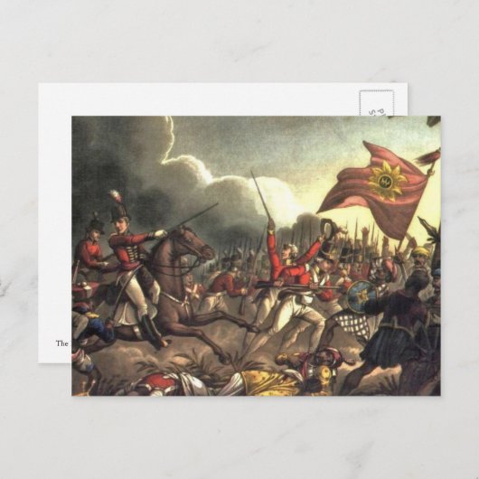 Slag bij Assaye Briefkaart (Voorkant / Achterkant)